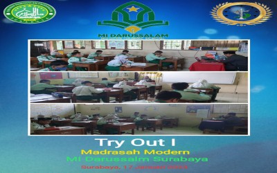 Kegiatan Try Out Kelas 6 Hari Pertama Mapel Tematik, 17 Januari 2023